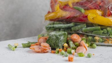 assortment-frozen-food-table