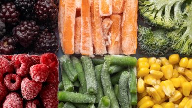 top-view-arrangement-frozen-food